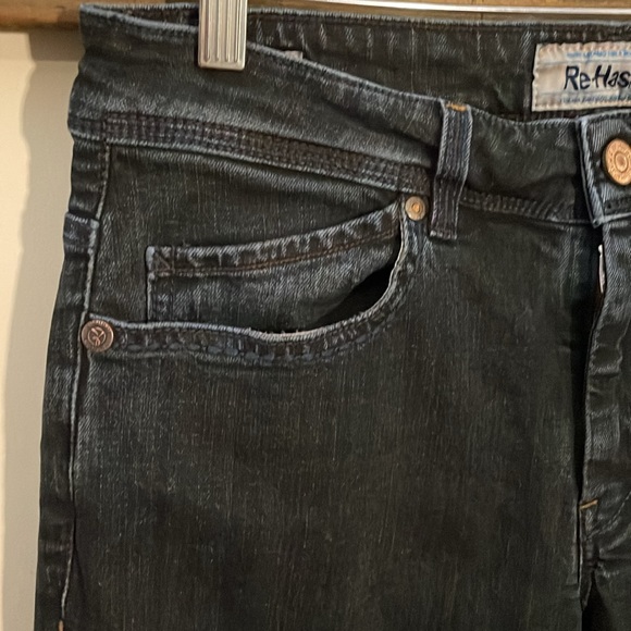 Re-Hash Rubens Blue Black Slim Fit Jeans Size 32 - Picture 8 of 17
